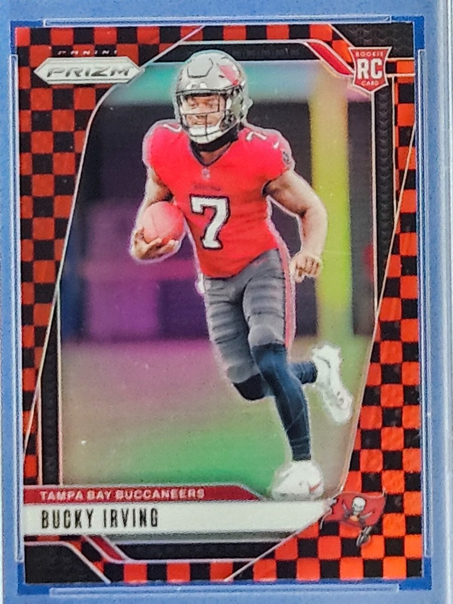 2024 Panini Prizm - Rookies Bucky Irving #316 Black & Red