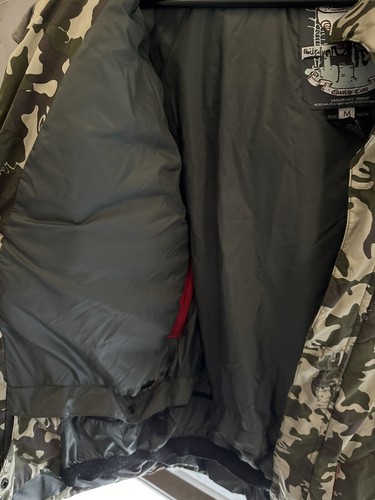 Vintage Quicksilver Camo Snowboard Ski Jacket Mens Medium - Picture 7 of 12