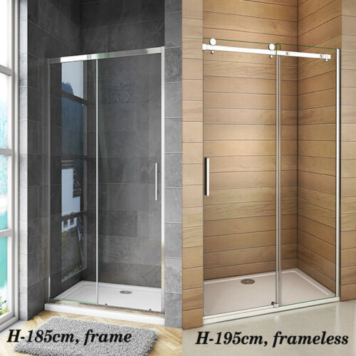 Sliding Shower Enclosure Frameless Door 1000/1100/1200/1300/1400/1500/1600/1700