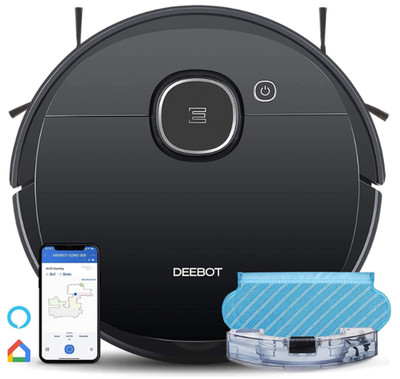 Ecovacs DEEBOT OZMO 920 Robotic Vacuum & Mop   Black   For Parts/Repair