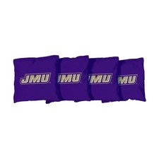 JMU Dukes Cornhole Bags Purple Duck Cloth 6x6 ACA Regulation Durable