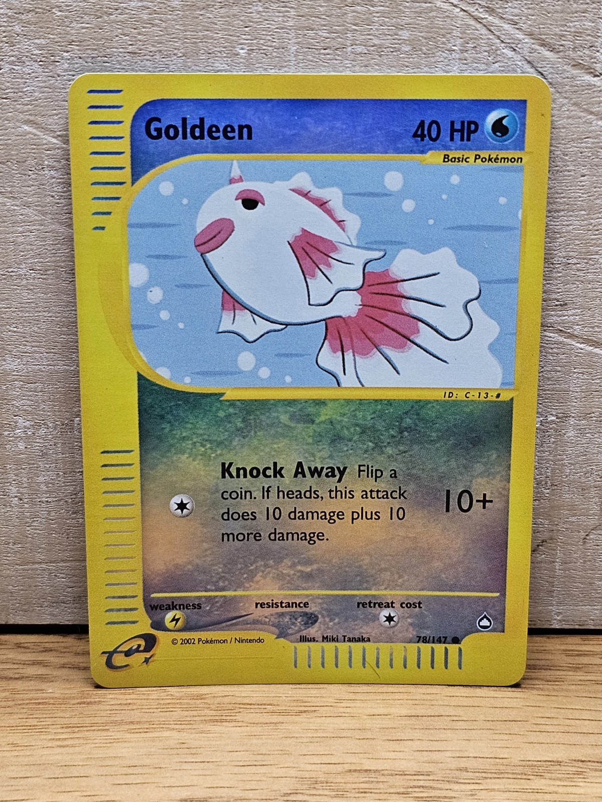 Goldeen 78/147 Aquapolis Reverse Holo Pokémon Card TCG 