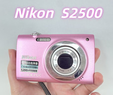 90 New Nikon COOLPIX S2500 12.0MP 4x Optical Zoom CCD Digital Camera - Pink