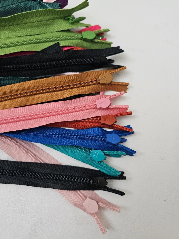 Lot of 24 YKK Invisible Zippers Mixed Colors 24” Sewing Craft Dress Pillow - Image 3 of 4