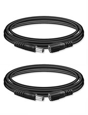 Guitar Effect Pedal Cord DC Power Extension Cable, 5.5 X 2.1Mm Male to Female Gu