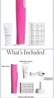 DERMAFLASH LUXE Device, Anti Aging, Exfoliation, Hair Removal, and Dermaplaning