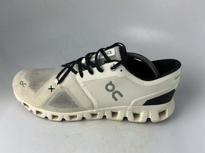 On Running Cloud X 3 Sneakers Ivory White/ Black Men's Sz 10 US Medium