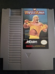 WWF WrestleMania NES gioco cartuccia e manuale. Funzionante. Ottime condizioni. 