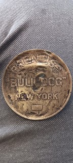 Prentiss Bulldog Vise Brass Nameplate
