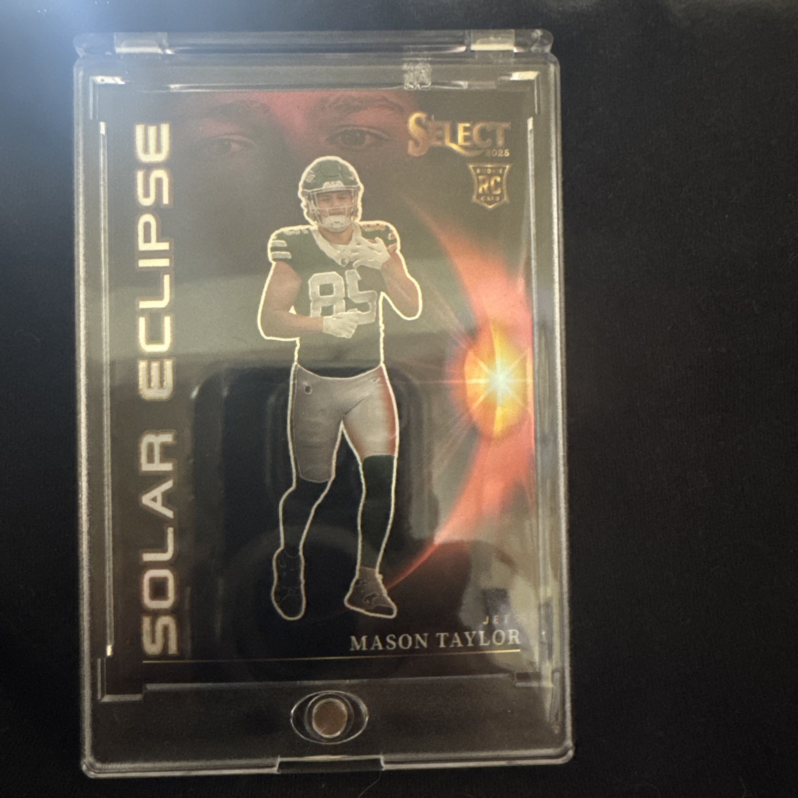 JETS! SOLAR ECLIPSE! Mason Taylor rookie!  Beautiful!  2025 Panini Select.