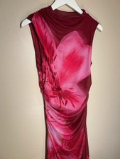 Madden Girl Women's MED Fuschia Pink Long BodyCon Dress