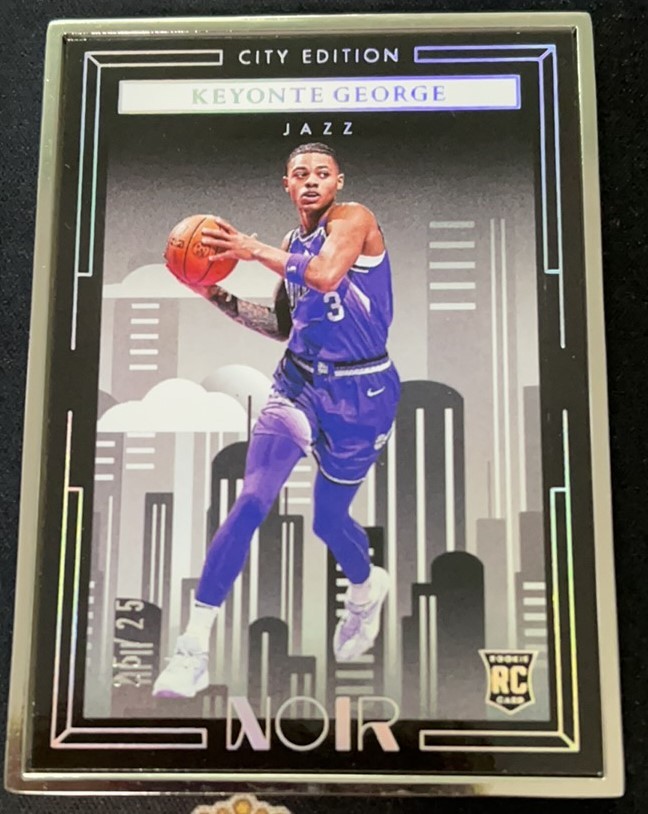 2023-24 Panini Noir Keyonte George RC #246 City Edition 25/25 ≈ 1/1