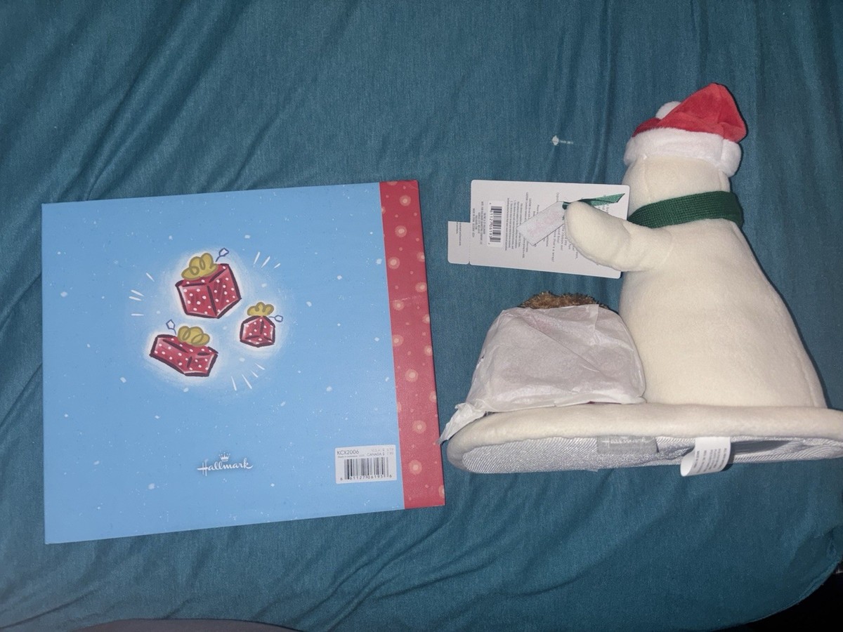 2024 HALLMARK WRAPPED IN JOY SNOWMAN Singing Plush with Sound