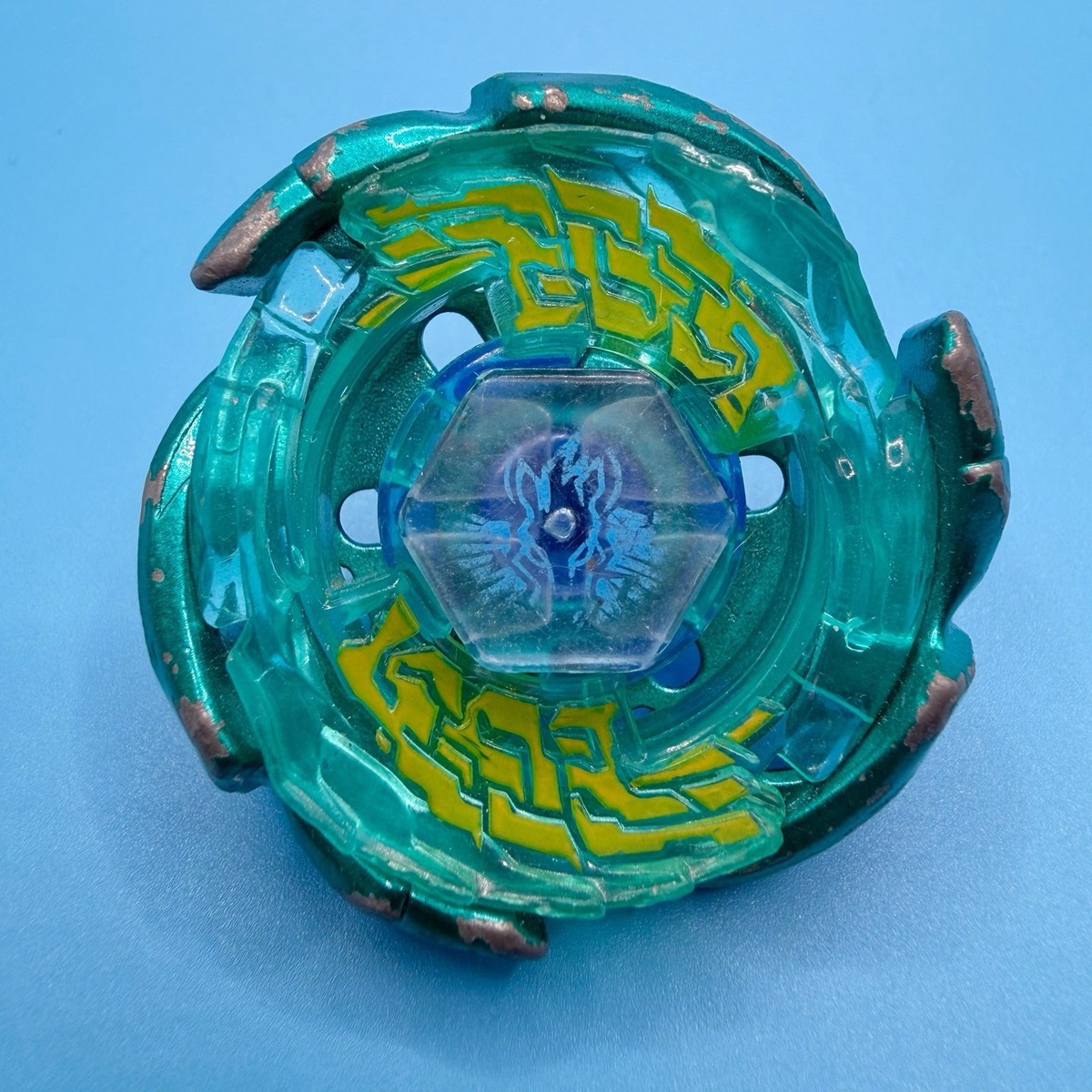 Galaxy Pegasus W105 R2F BB-75 Teal Beyblade Metal Fight Takara