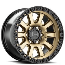 17x9 Hostile Wheels H138 Crawler Bronze Off-road Rims 4pcs