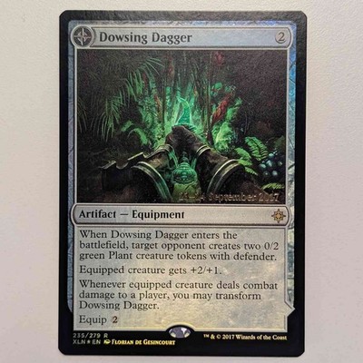 MTG: Dowsing Dagger (Foil) - Prerelease Cards 235