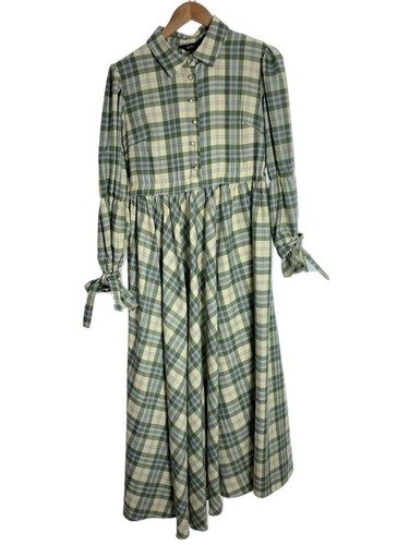 sister jane Short Sleeve Dress S GRN Check 22sj01dr1279mul