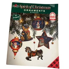 Plaid Spirit of Christmas Ornaments 20 Projects Linda Kiska Craft Painting Book