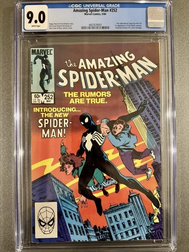 Marvel Amazing Spider-Man #252 1984 CGC 9.0 First Black Costume/ Symbiote