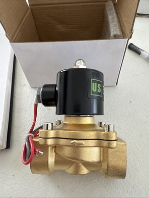U.S. Solid Brass Electric Solenoid Valve Normally Closed