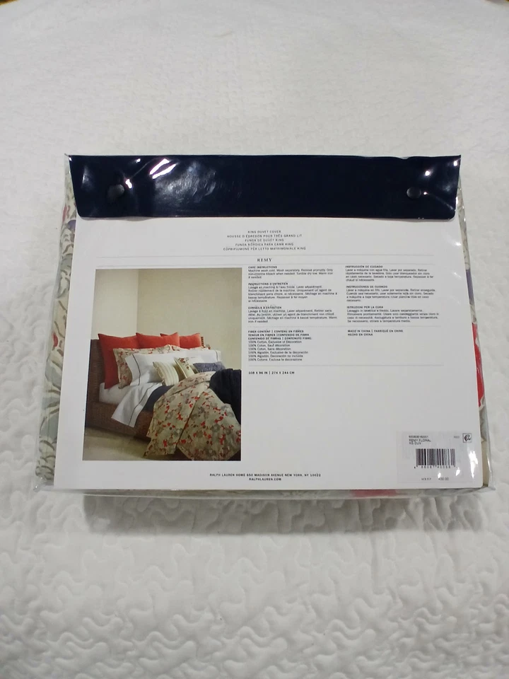 Funda nórdica Ralph Lauren Remy Floral King - TOTALMENTE NUEVA Foto 3 de 4