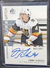 2019-20 SP Authentic Future Watch #175 Jimmy Schuldt RC AUTO /999 - VEGAS
