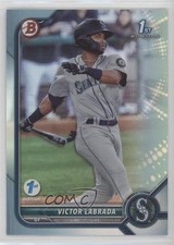 2022 Bowman 1st Edition Sky Blue Foil Victor Labrada #BPPF-150 0q4s