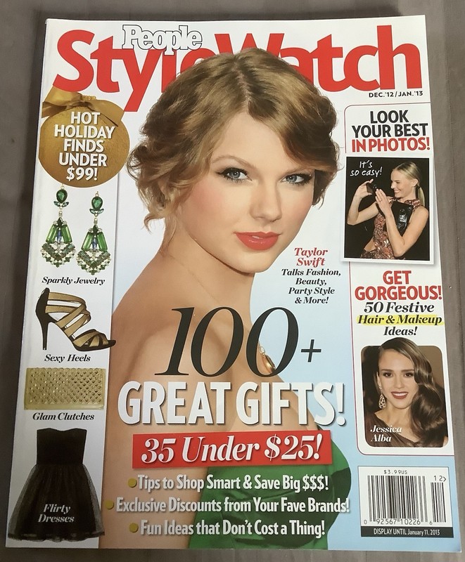 Vintage 3 Taylor Swift Magazines- People  Style Watch & US Weekly 2012 & 2016
