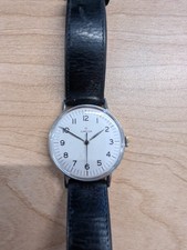 Vintage Omega Manual Wind 1950s Steel Dress Watch Arabic Dial Central Seconds –