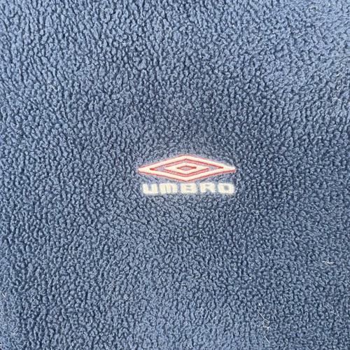 Vintage Umbro Hoodie Full Zip Fleece Mens 2XL XXL Navy - Picture 3 of 9