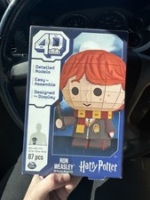 2023 4D Build Harry Potter Ron Weasley 3D Puzzle Modellbausatz 87 Teile ~ Brandneu
