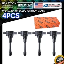 4*Ignition Coil For 2008-19 Nissan Altima Frontier Rogue Sentra Versa FX50 UF549