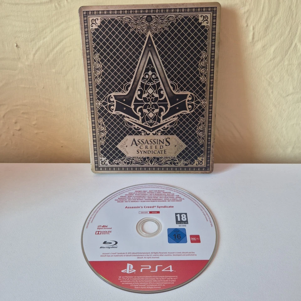Assassin's Creed Syndicate Steelbook PS4 PROMO Rare PlayStation 4 Promotional  - Image 2 of 4