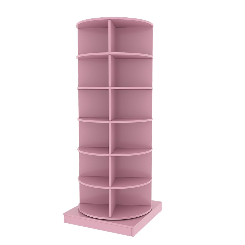6 Tier 360° Spinning Shoe Rack Tower – Free Standing Space-Saving Organizer
