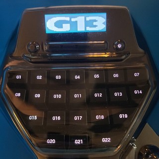 Logitech G13 USB Programmable Gameboard Game Keyboard LCD Display XLNT CONDITION