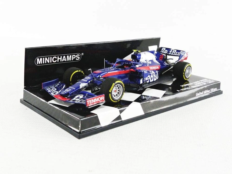 ☆ Minichamps 1/43 Scuderia Toro Rosso Honda STR14 2019 F1 Monaco GP #23 A. Albon - Image 2 of 4