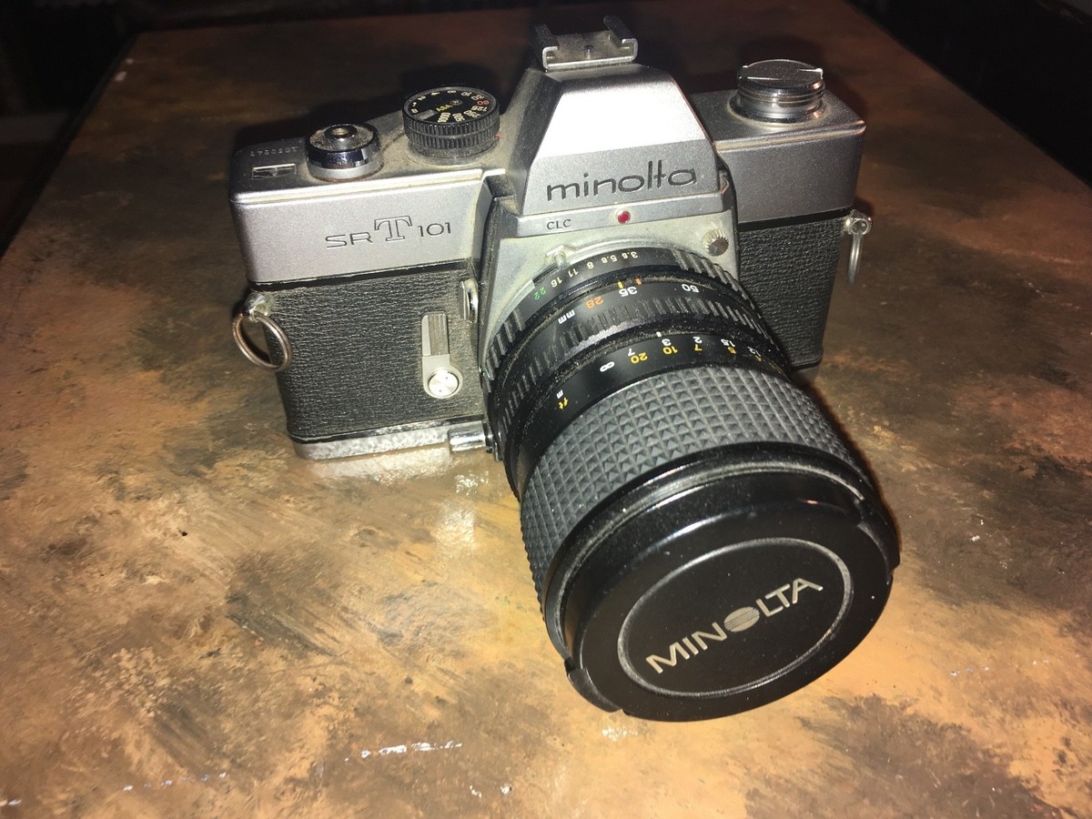 Minolta SRT 101 CLC 35mm SLR w/ 35-70mm f/3.5 Minolta MD Zoom Lens