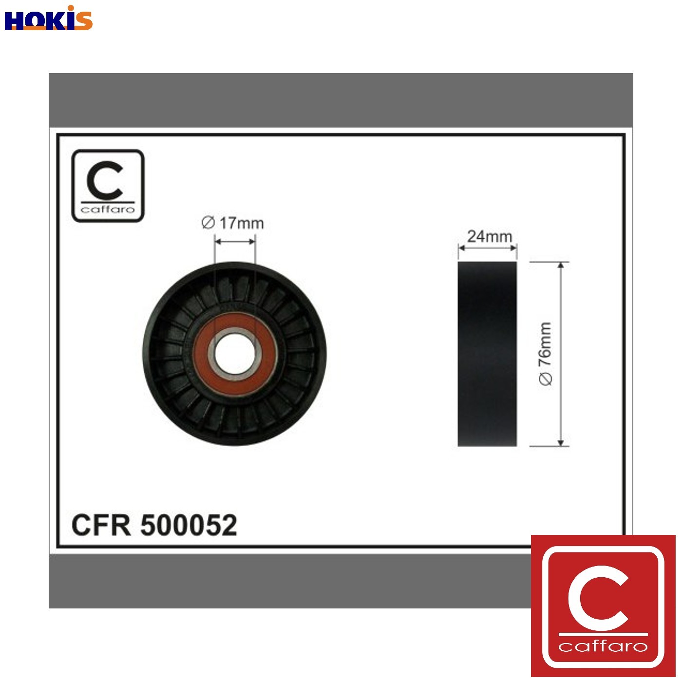 Fits CAFFARO 500052 V-RIBBED BELT PULLEY 76X17X24 ⭐UK Stock⭐ - Image 12