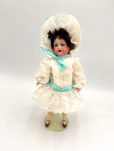 Antique 10” German Armand Marseille 390 A9/0M Bisque Head Doll Sleepy Eyes