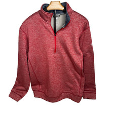Adidas Climawarm basketball sweatshirt Team Issue 1/4 Zip Pullover Heather Gray Basketball Team Sweatshirt — listing 6