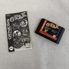 Sega Genesis 6-Pak Cartridge Sonic Streets of Rage Golden Axe Tested
