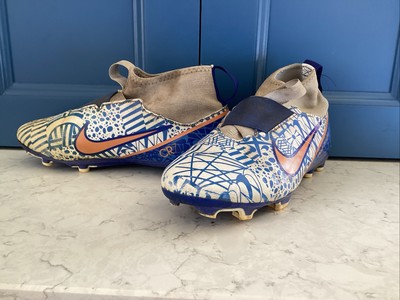 Nike CR7 Mercurial Fußballschuhe Gr. 4 blau 