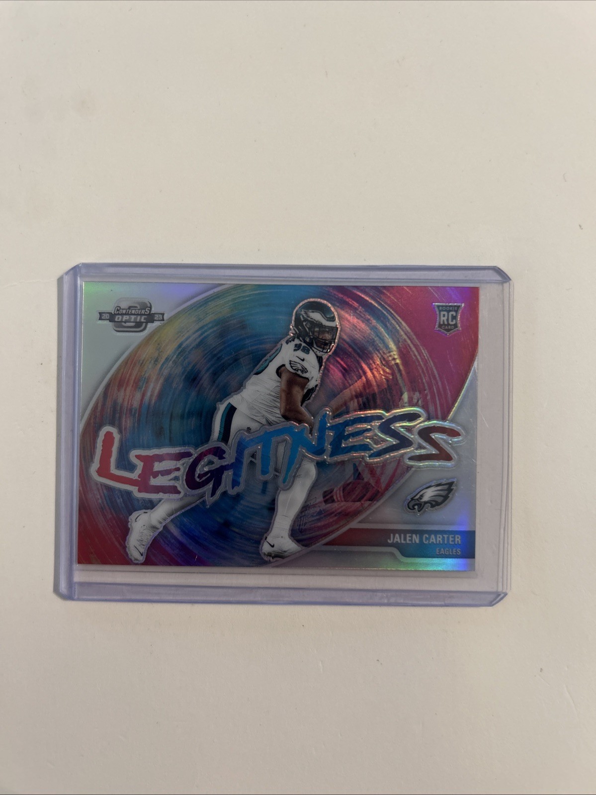 2023 Contenders Optic #Leg-JCR Jalen Carter Rc Legitness CASE HIT SSP Eagles