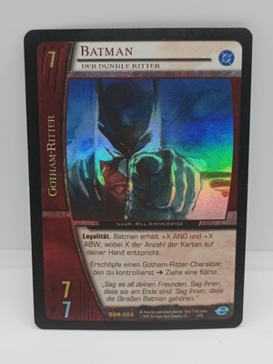 2004 VS System DC Comics 1st Edition Foil Batman #DOR-005 Deutsch Upper Deck 