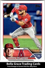 2023 Topps #605 Andrew Velazquez Los Angeles Angels MLB Baseball