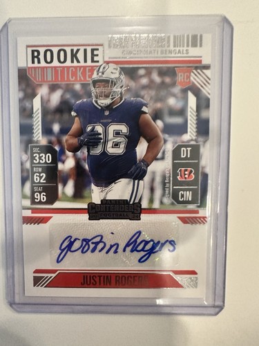 2024 Panini Contenders Justin Rogers Rookie Ticket AUTO #247