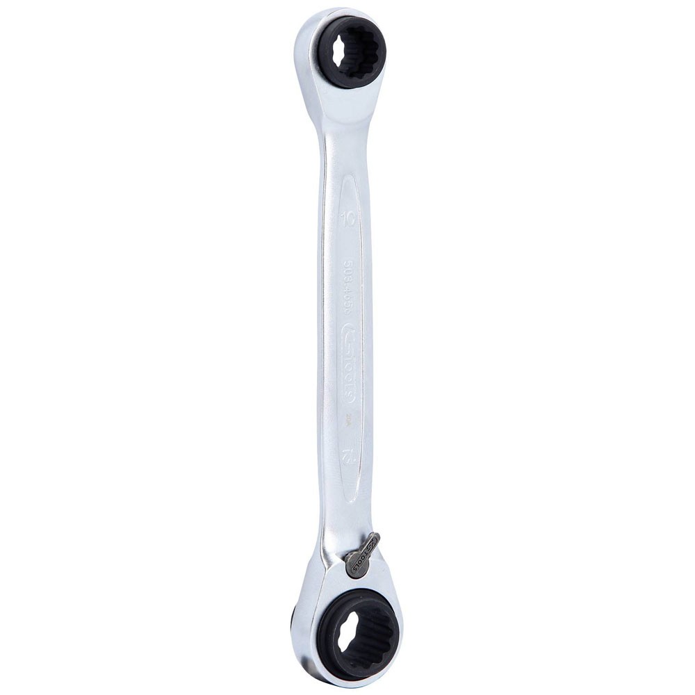 KS Tools 4in1 Gearplus Reversing Dble Ratchet Ring Spanner 8X10+12X13mm