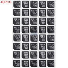 40PCS 1.92T SATA 12GB SSD DXD9H X7K8W Tray Caddy Adhesive Stickers HDD Labels