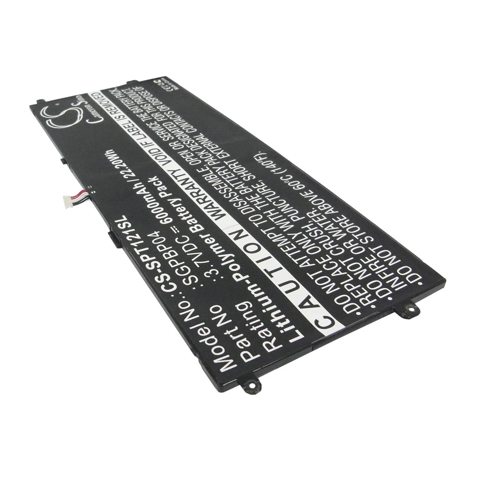Battery for Sony GPT121 SGPT121US/S Tablet S SGPBP04 CS-SPT121SL 6000mAh 22.20Wh - Image 2 of 4