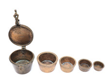 Antique 19th Century Bronze Apothecary Weight...